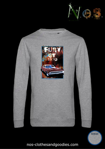 classic unisex sweatshirt Plymouth Fury GT 1970