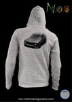 Unisex hooded zip sweatshirt Renault R8 major 1966