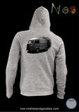 Citroën type H unisex hooded zip sweatshirt