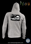 unisex hooded zip sweatshirt Corvette C2 stingray 1964