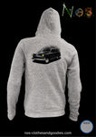 Gaz Volga unisex hooded zip sweatshirt