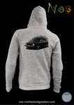 Unisex hooded zip sweatshirt Volkswagen VW Golf GTI MK1 black