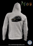 Sweat zip capuche unisex Volkswagen VW Golf GTI MK1 noire