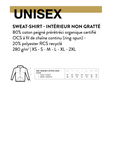 unisex hooded zip sweatshirt Simca 1000 GLS 1973 front/rear